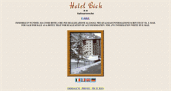 Desktop Screenshot of hotelbich.com