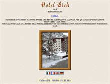 Tablet Screenshot of hotelbich.com